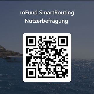 QR Code zur mFund SmartRouting Umfrage