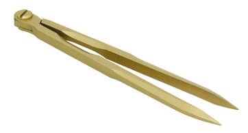 Marinezirkel matt zaponiert (gold)180mm