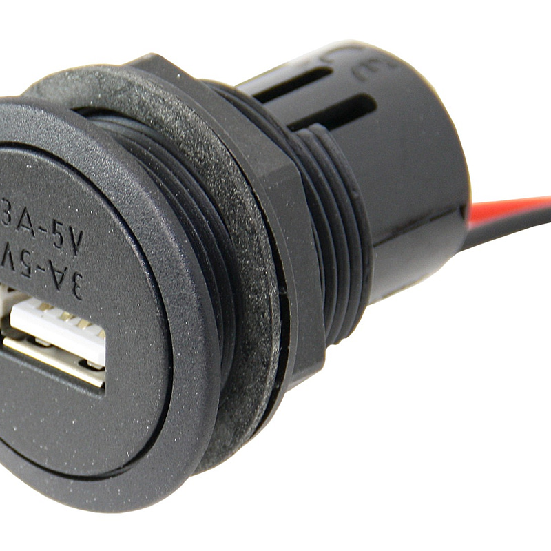 USB Lade-Einbausteckdose 5V 3A